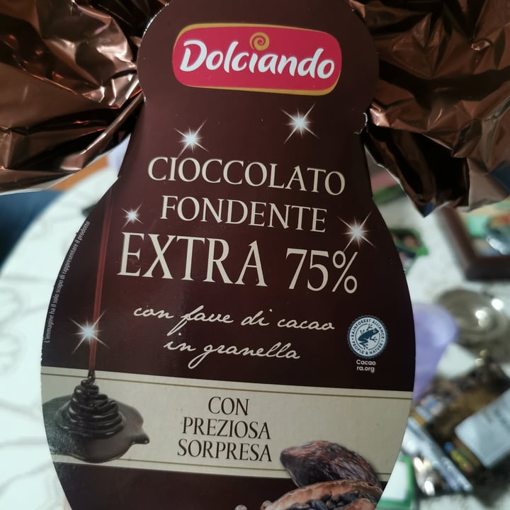 photo of Dolciando Cioccolato Fondente Extra 75% Con Fave Di Cacao In Granella shared by @pulcetta16 on  25 Feb 2023 - review