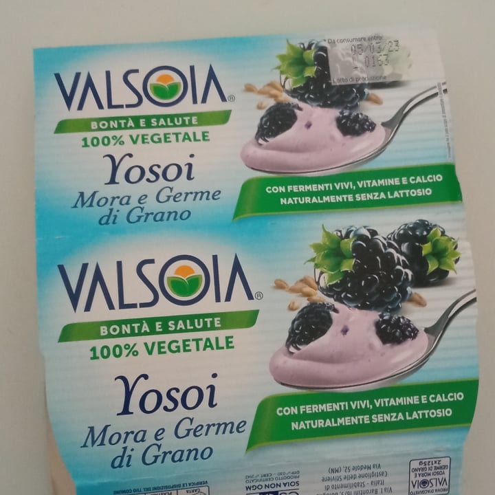 photo of Valsoia Yogurt alle more e germe di grano shared by @chebarbachenoia86 on  20 Feb 2023 - review