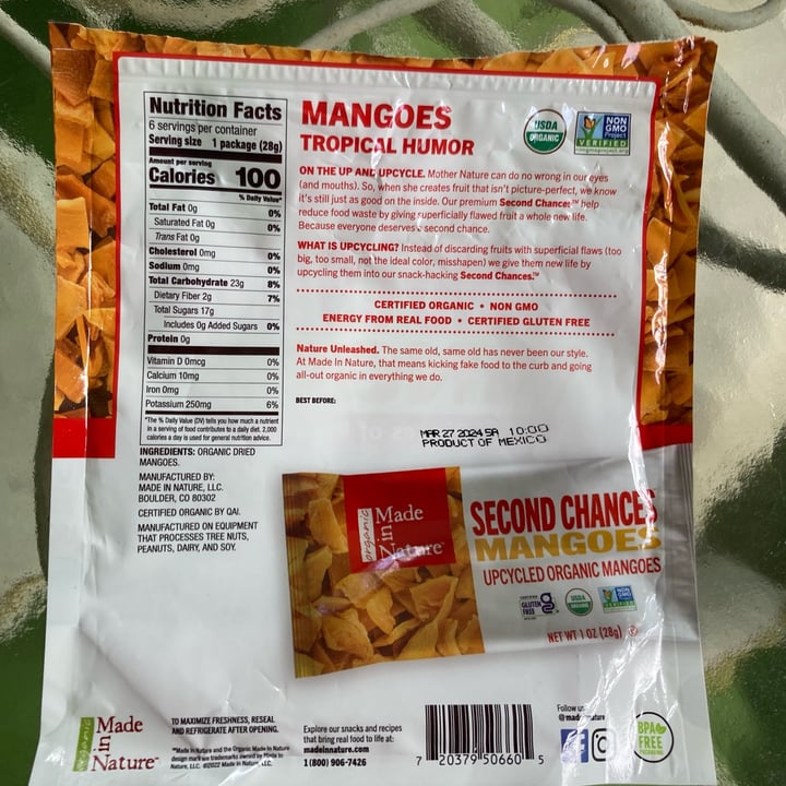 photo of Made in Nature Second Chances Mangoes shared by @daisy20 on  02 Jul 2023 - review