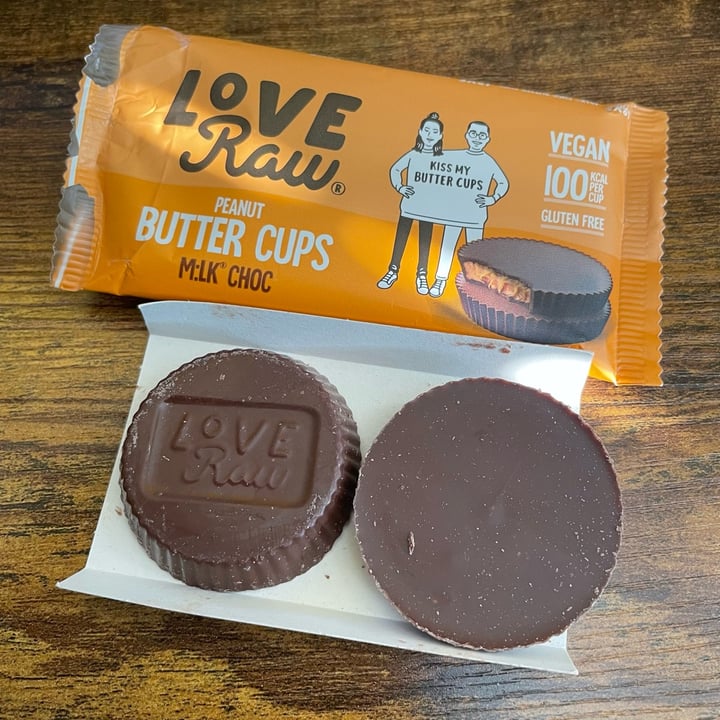 photo of LoveRaw Chocolate Butter Cups Peanut Butter shared by @olivejuice on  27 Jan 2023 - review