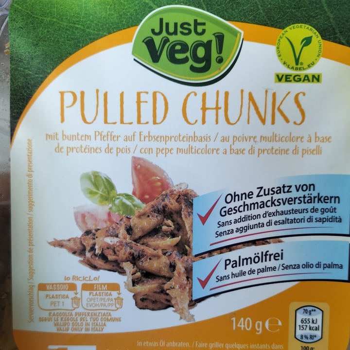 photo of Just Veg! (ALDI Italy) Pulled chunks shared by @bruinichiara on  12 Mar 2023 - review