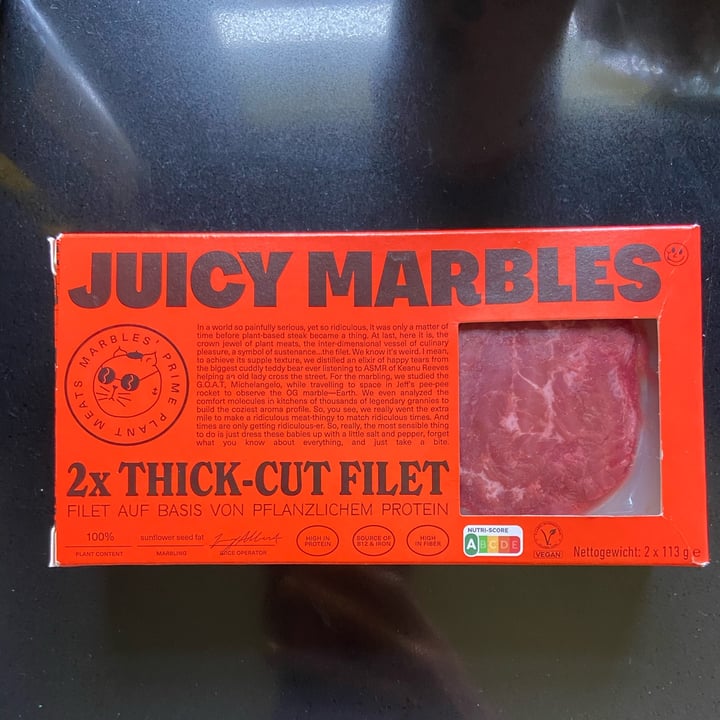 photo of JUICY MARBLES 2x Thick cut filet shared by @conhambrelias on  04 Jun 2023 - review