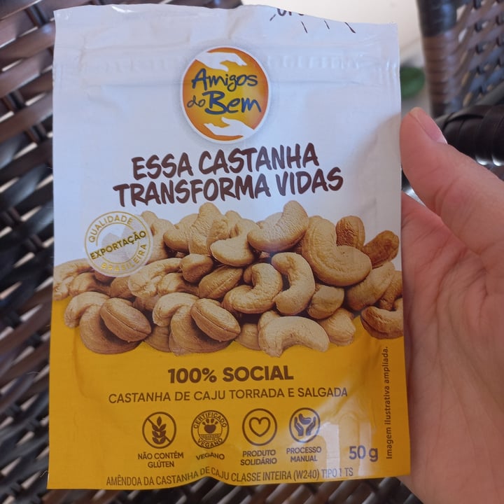 photo of Amigos do bem Castanha de caju torrada e salgada shared by @fernandavs on  13 May 2023 - review