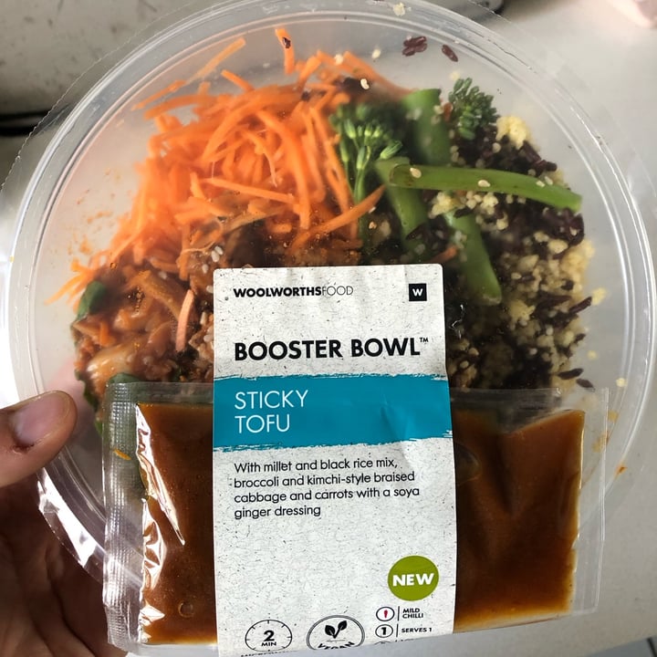 photo of Woolworths Food Sticky Tofu Booster Bowl shared by @plainladyjane on  12 Jan 2023 - review