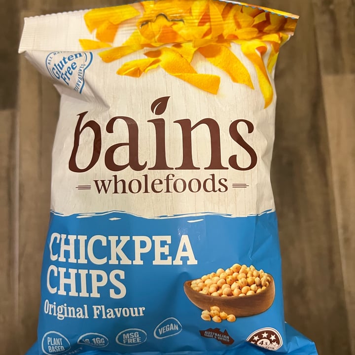 photo of Bains wholefoods Chickpea chips original flavour shared by @garywong on  12 Jun 2023 - review