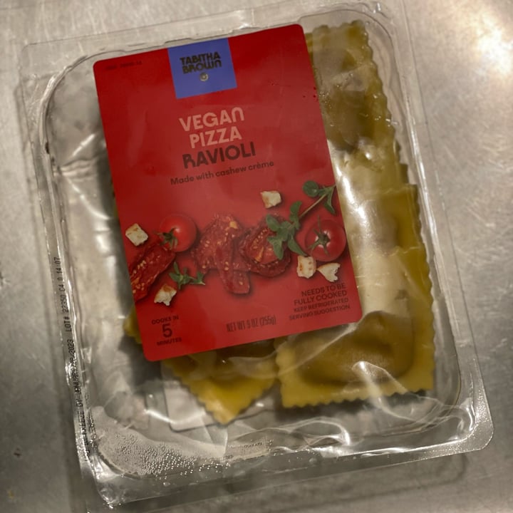 photo of Tabitha Brown Vegan Pizza Ravioli shared by @melnourish on  21 Feb 2023 - review