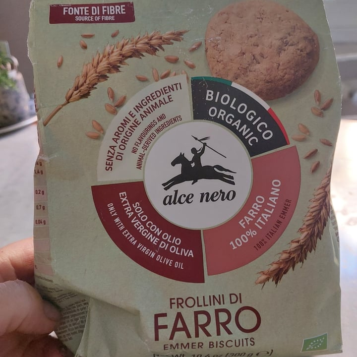 photo of Alce Nero Biscotti frollini di farro shared by @lauragalileo on  29 Jan 2023 - review