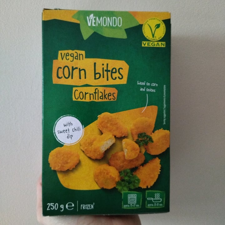 photo of Vemondo vegan corn bites cornflakes shared by @martinadigabriele on  20 Jan 2023 - review