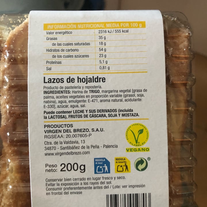 photo of Virgen del Brezo Lazos de hojaldre shared by @blancavinas on  18 Mar 2023 - review