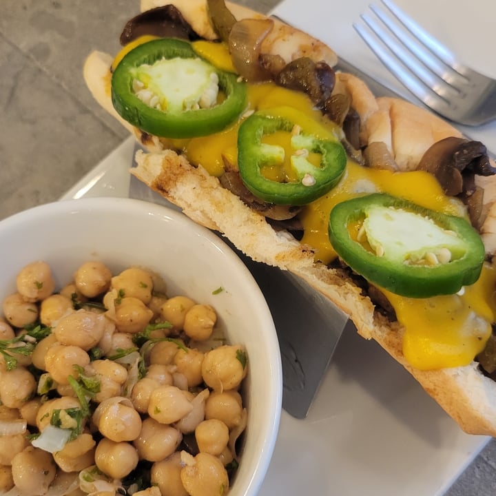 photo of The Vegetable Hunter- Vegan/ Vegetarian Cafe & Boutique Brewery Cheesesteak shared by @airybubz on  05 Aug 2023 - review