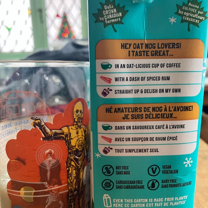 photo of Earth's Own Oat Nog shared by @bugbiro on  25 Dec 2022 - review