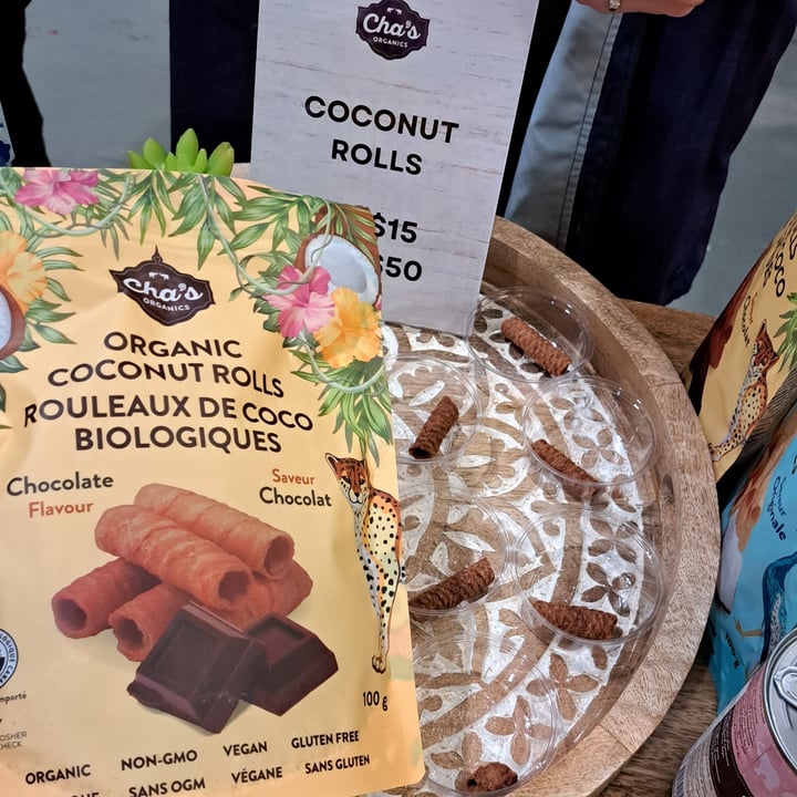 photo of Cha's Organics Organic Coconut Rolls - Chocolate shared by @svraphael88 on  23 May 2023 - review