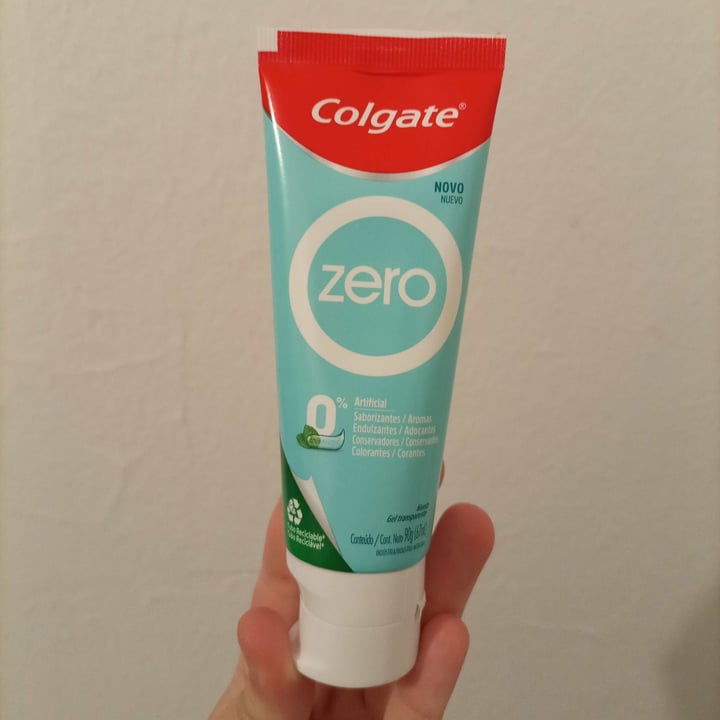 photo of Colgate Zero Gel Transparente Hierbabuena shared by @julisvegan on  25 Feb 2023 - review