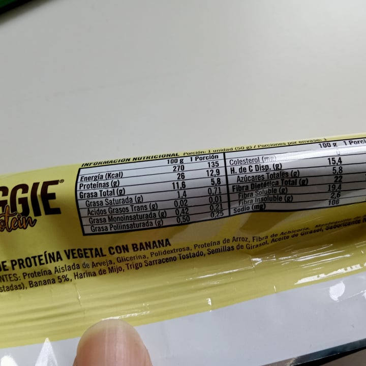 photo of Your Goal veggie protein banana shared by @javimayorga on  13 Apr 2023 - review