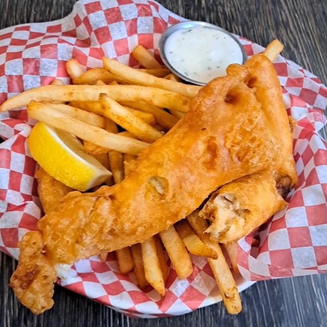 Photo of the dish “Eggplant Fish & Chips”