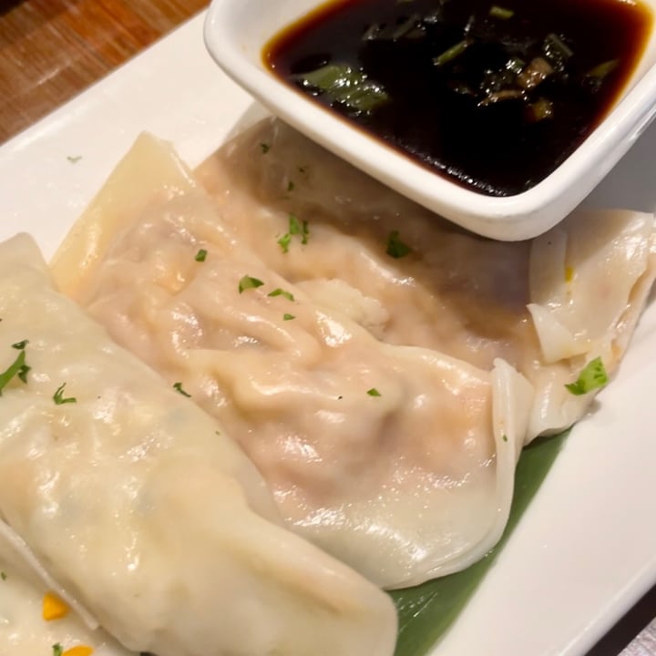 photo of Franchia Vegan Cafe Assorted Dumplings shared by @plantnats on  31 Mar 2023 - review