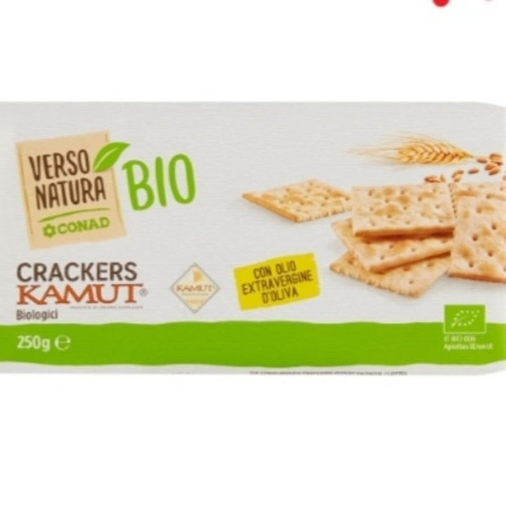 photo of Verso Natura Conad Bio  Crackers Kamut biologici shared by @gilblyte on  27 Dec 2022 - review
