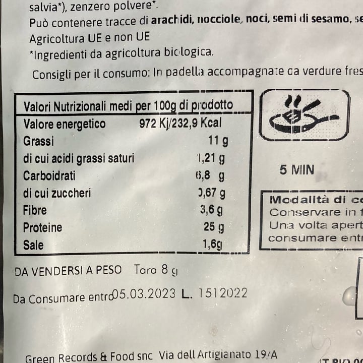 photo of bioenergy Fettine alla genovese shared by @simonescampoli on  05 Mar 2023 - review