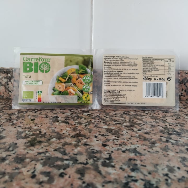 photo of Carrefour Bio Tofu Bio shared by @sam911bee on  20 Jan 2023 - review