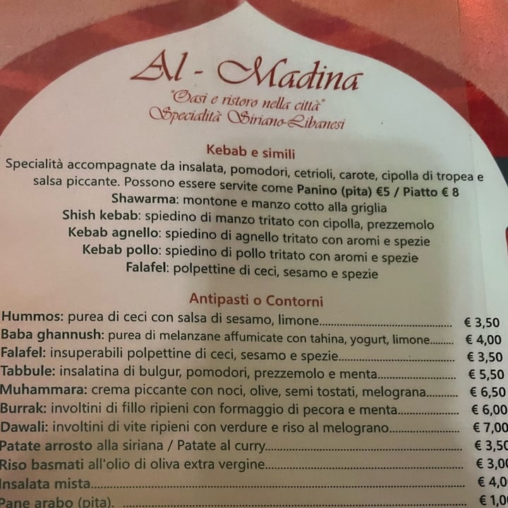 photo of Al Madina specialità Mediorientali Pisa panino con falafel shared by @giuliazecchini on  15 Feb 2023 - review