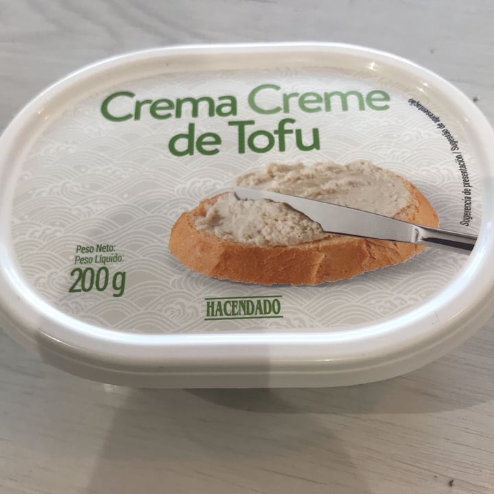 photo of Hacendado crema creme De Tofu shared by @manobispo on  31 Dec 2022 - review