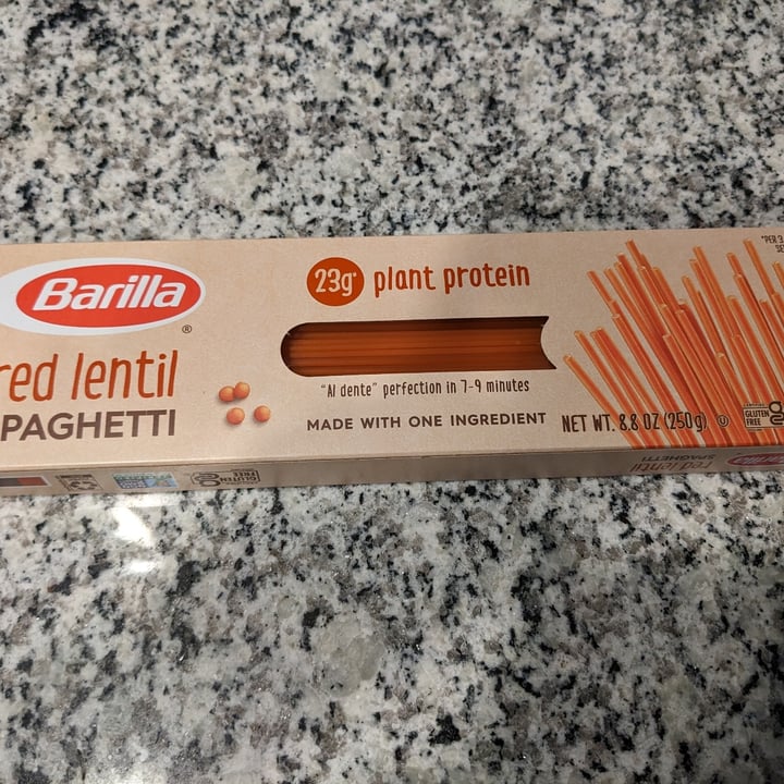 photo of Barilla Red Lentil Spaghetti shared by @iheartanimals on  19 May 2023 - review