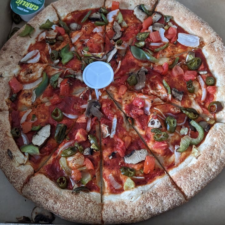 photo of Papa John's Pizza Vegan Garden Party shared by @mjrapson on  01 Jan 2023 - review