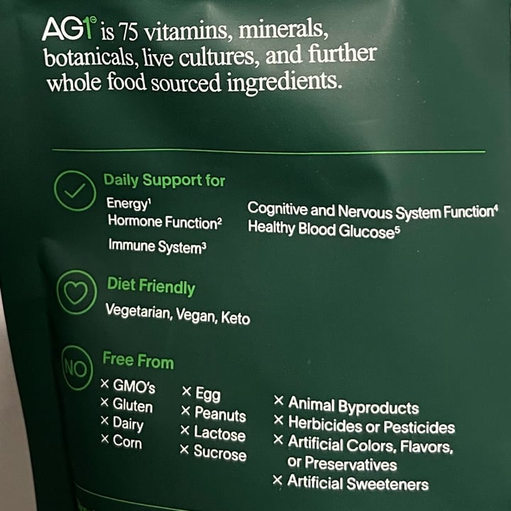 photo of athletic greens ultimate daily supplement shared by @ces on  12 Aug 2023 - review