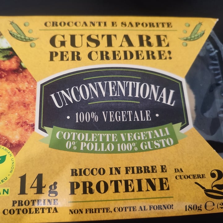 photo of Unconventional Cotolette Vegetali 0% Pollo 100% Gusto shared by @brandnewvael on  03 Mar 2023 - review