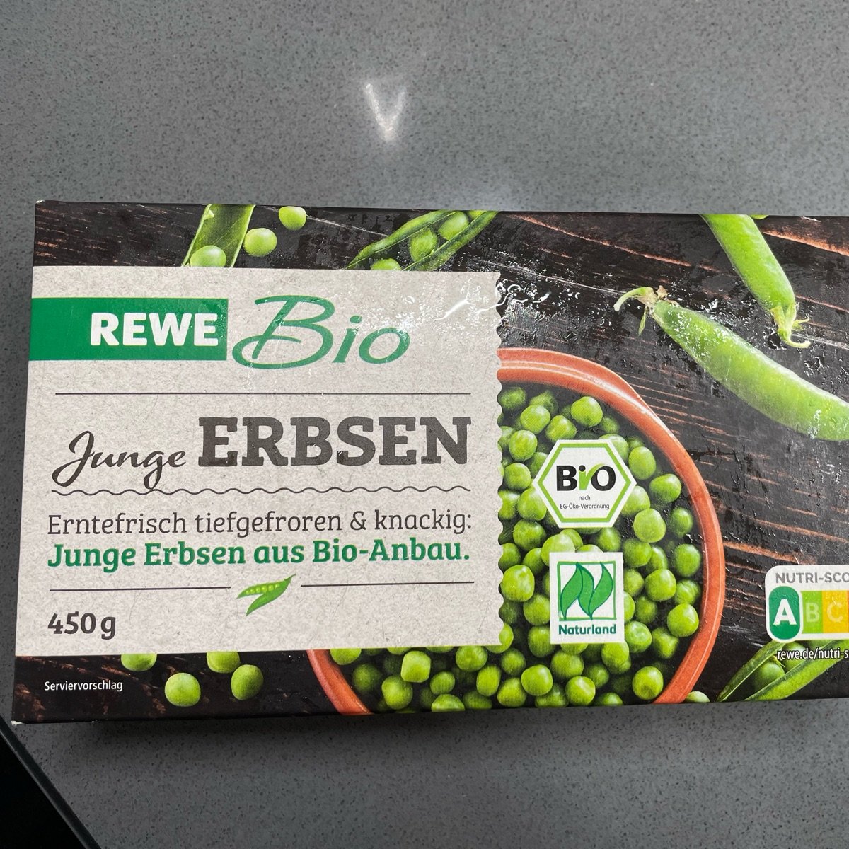 Jubge Erbsen tiefgefroren from Rewe Bio - Vegan Product Reviews ...