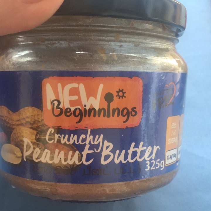 photo of New beginnings crunchy peanut butter shared by @gillhibbitt on  29 Jan 2023 - review