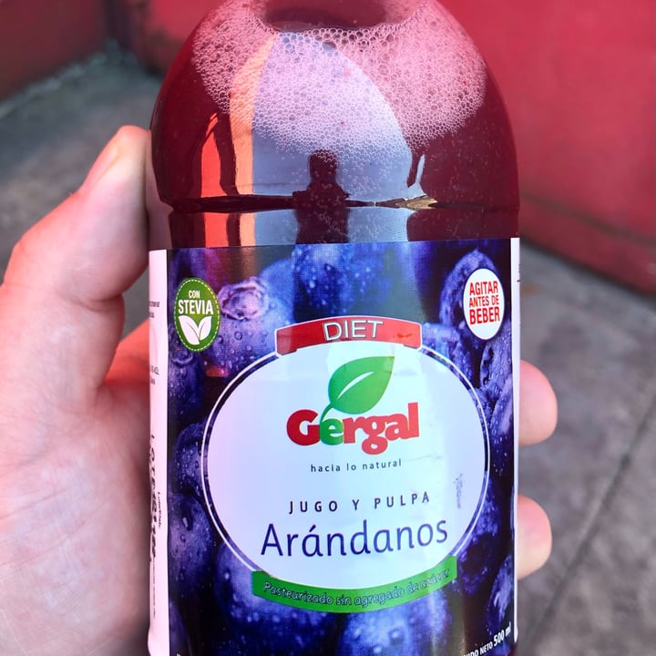 photo of Gergal Jugo y pulpa : Arandanos shared by @veganxlosanimales22 on  16 Jan 2023 - review