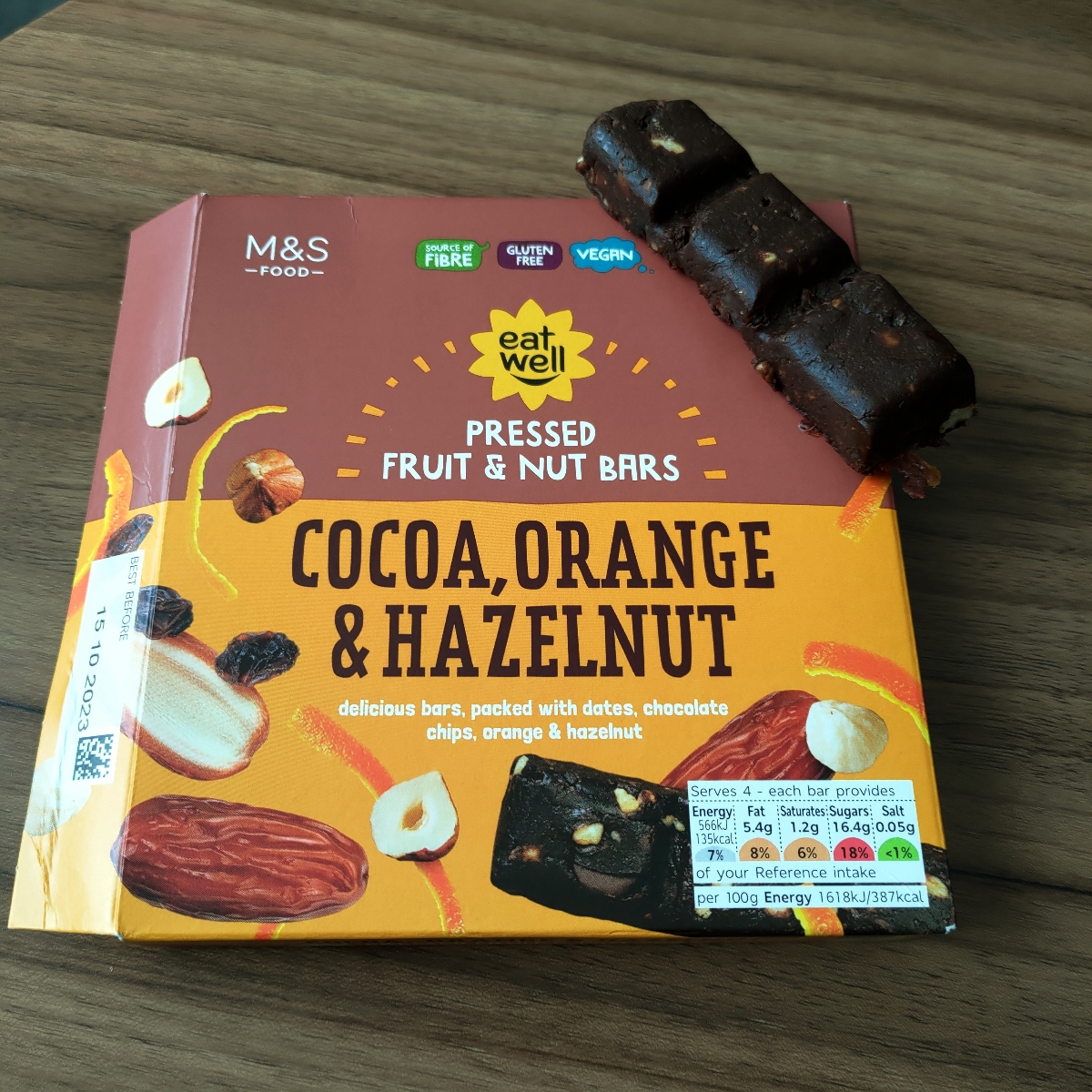 Marks & Spencer Food (M&S) Cocoa Orange And Hazelnut Pressed Fruit And