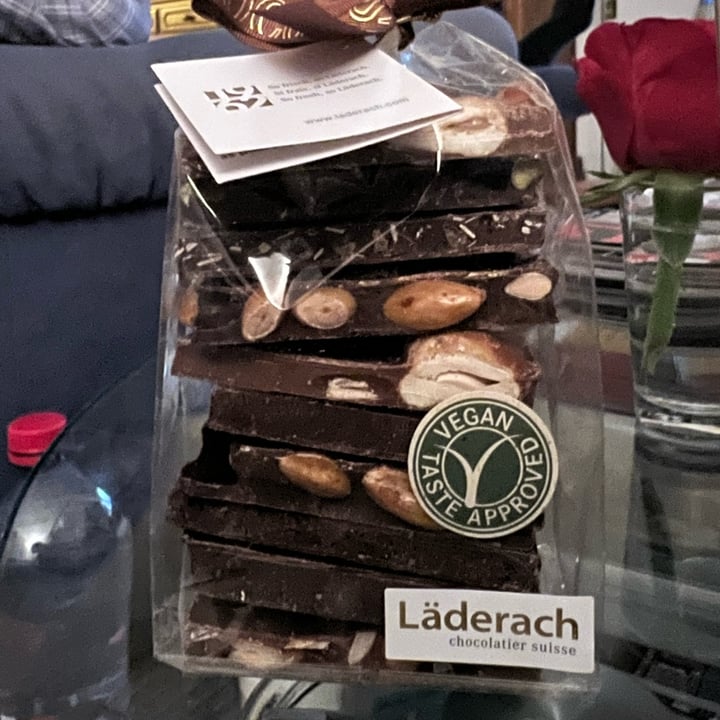 photo of läderach FrischSchoggi pouch small vegan shared by @bastianbieler on  01 Jan 2023 - review
