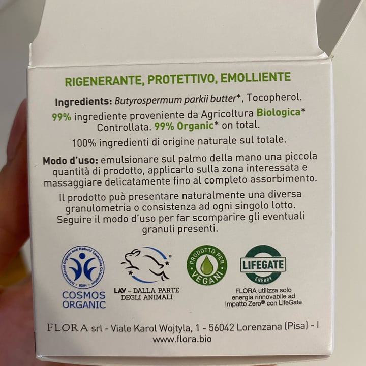 photo of Flora Salute e Benessere Burro di karitè bio shared by @jennifertrentin on  08 Jul 2023 - review