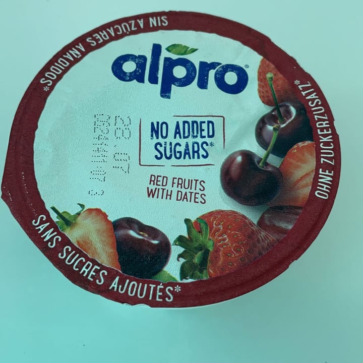 photo of Alpro Red Fruits With Dates (No Added Sugars) shared by @vegan737363 on  16 Aug 2023 - review