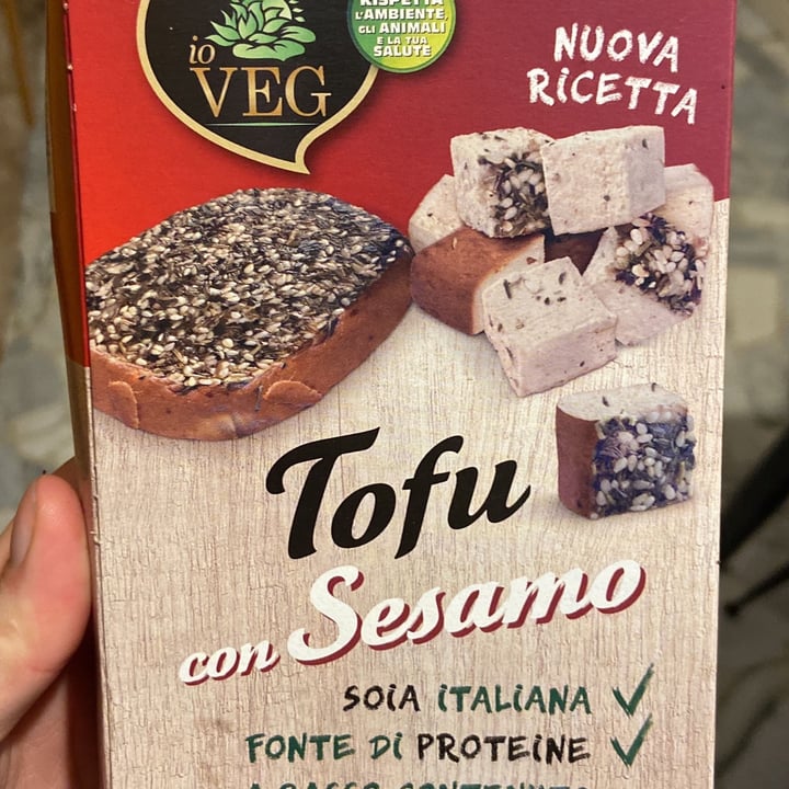photo of ioVEG Tofu con sesamo shared by @rachepi on  04 Jan 2023 - review
