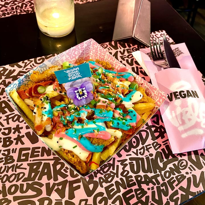 photo of Vegan Junk Food Bar Iconic rainbow fries shared by @itsanavi on  05 Mar 2023 - review