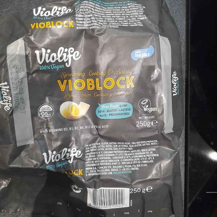 photo of Violife Vioblock with sea Salt shared by @danielgl on  25 Dec 2022 - review