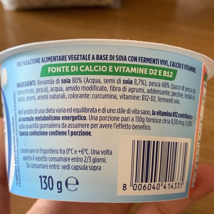 photo of Valsoia yogurt di soia alla pesca zero zuccheri aggiunti shared by @sabrinamarangoni on  05 Mar 2023 - review