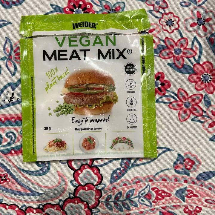 photo of Weider Vegan meat mix shared by @tsampsol on  04 Jan 2023 - review