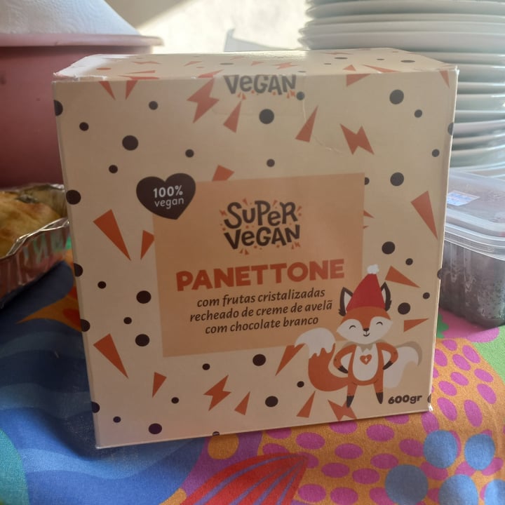 photo of Super Vegan Panetone de frutas com chocolate branco shared by @dudaamaral on  20 Jan 2023 - review