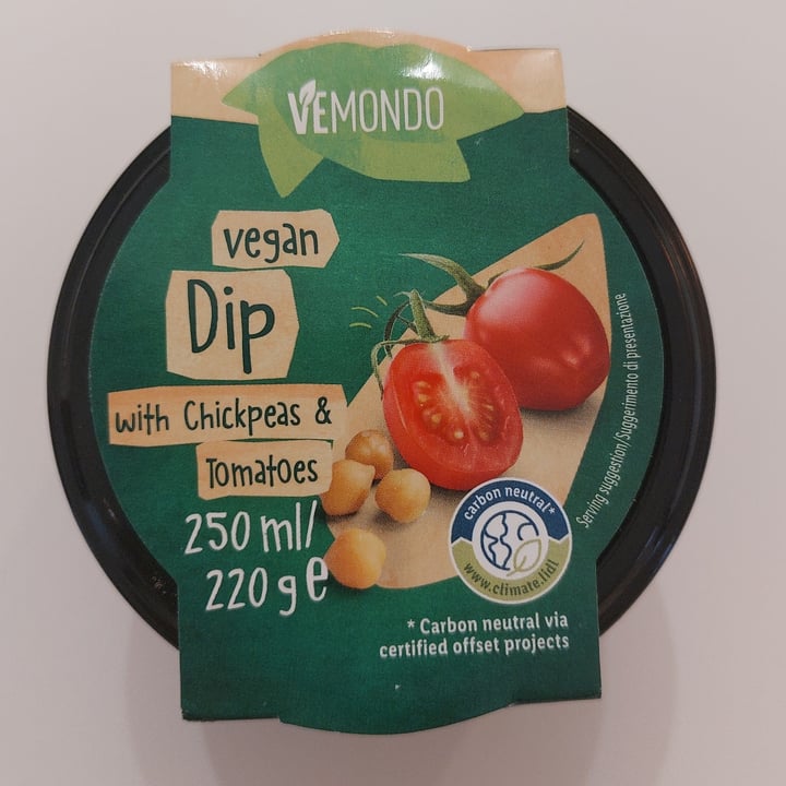 photo of Vemondo Vegan dip with Chickpeas and Tomatoes shared by @mandybell on  12 Jan 2023 - review