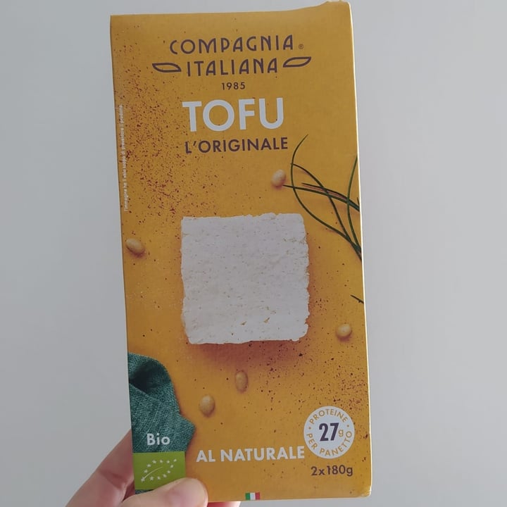 photo of Compagnia Italiana Tofu Al Naturale shared by @deliaveg on  15 Feb 2023 - review