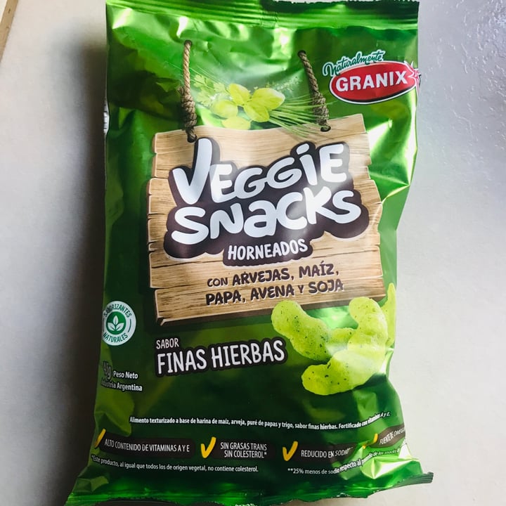 photo of Granix Veggie Snacks Horneados Finas Hierbas shared by @adriluna on  26 Mar 2023 - review