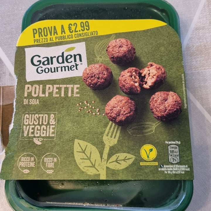 photo of Garden Gourmet polpette di soia shared by @chiara7321 on  24 Apr 2023 - review