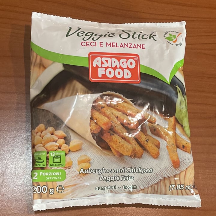 photo of Asiago food Veggie Stick Melanzane E Ceci shared by @babachito on  11 Feb 2023 - review