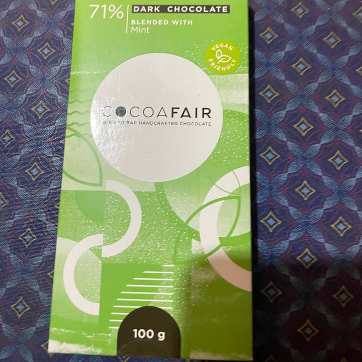 photo of Cocoafair 71% Dark Chocolate Blended With Mint shared by @magdawrpa on  15 Aug 2023 - review