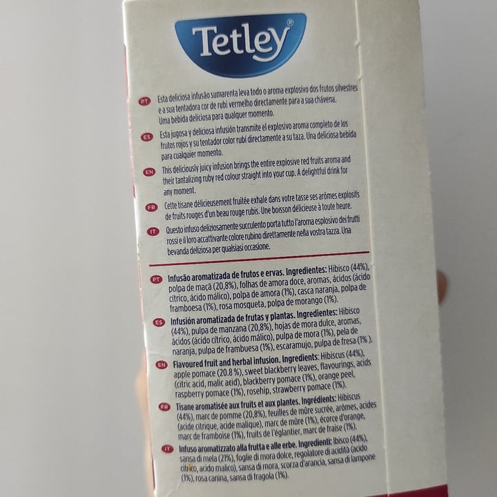 photo of Tetley Chá De Enfusão De Frutos Vermelhos shared by @wiseskunk00 on  12 Jun 2023 - review