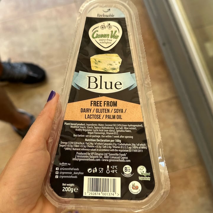 photo of GreenVie Foods Blue Cheese shared by @nicolerenou on  30 Jul 2023 - review
